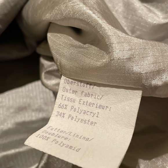 Sportalm Kitzbuhel 3/4 Fleece Zip Up. Fully Lined Made in EU Size 34 US Sz S. - Picture 7 of 9